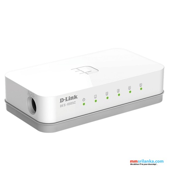 D-LINK 5-Port 10/100 Mbps Unmanaged Desktop Switch (2Y)